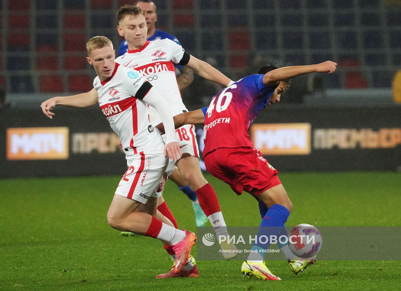 Футбол. РПЛ. Матч ЦСКА - "Спартак"