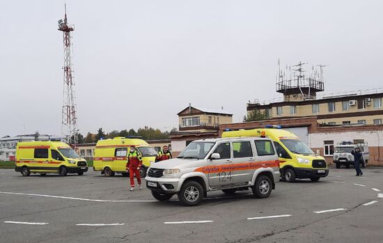 Эвакуация в Москву пострадавших при стрельбе в Перми