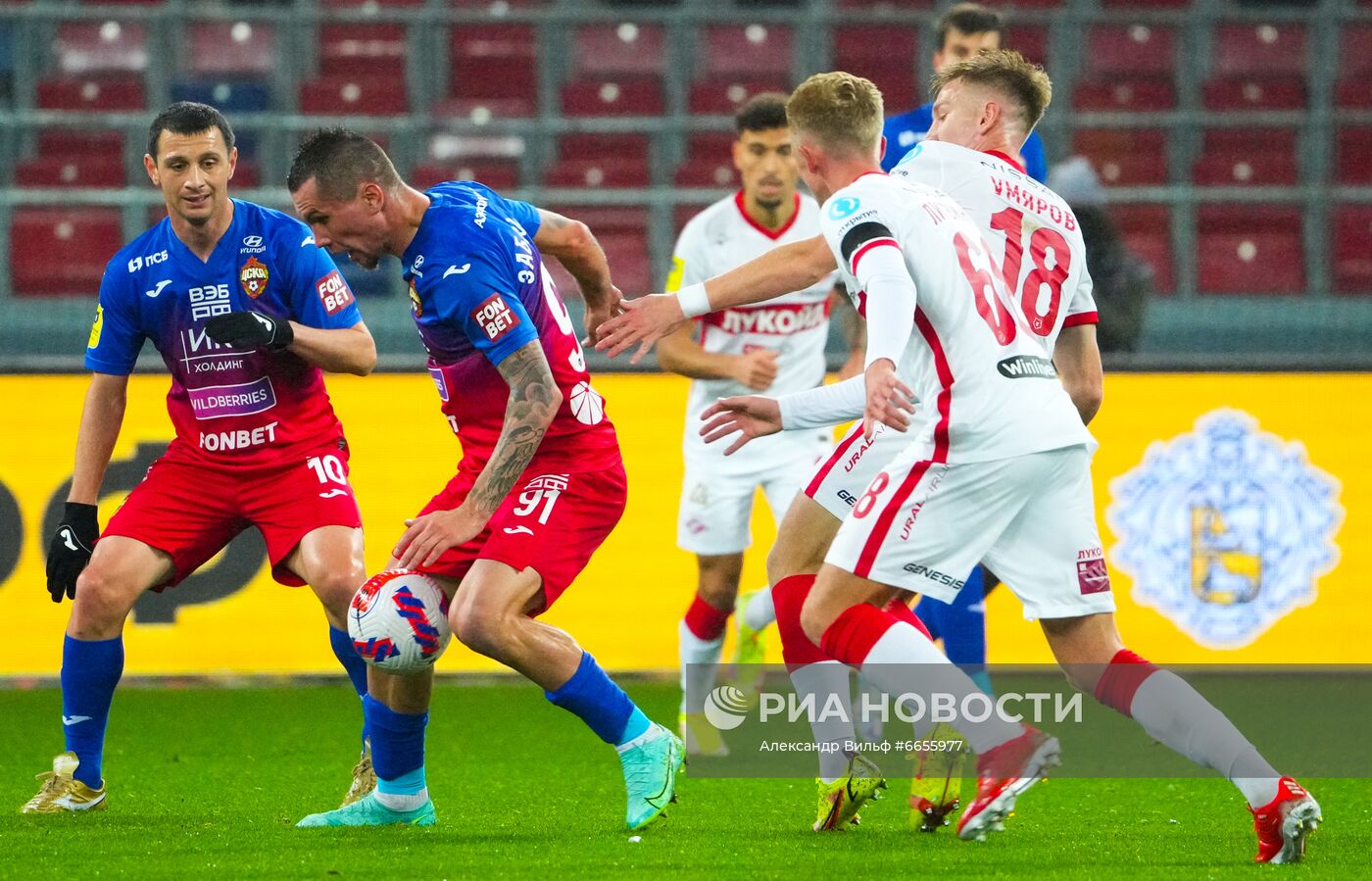 Футбол. РПЛ. Матч ЦСКА - "Спартак"