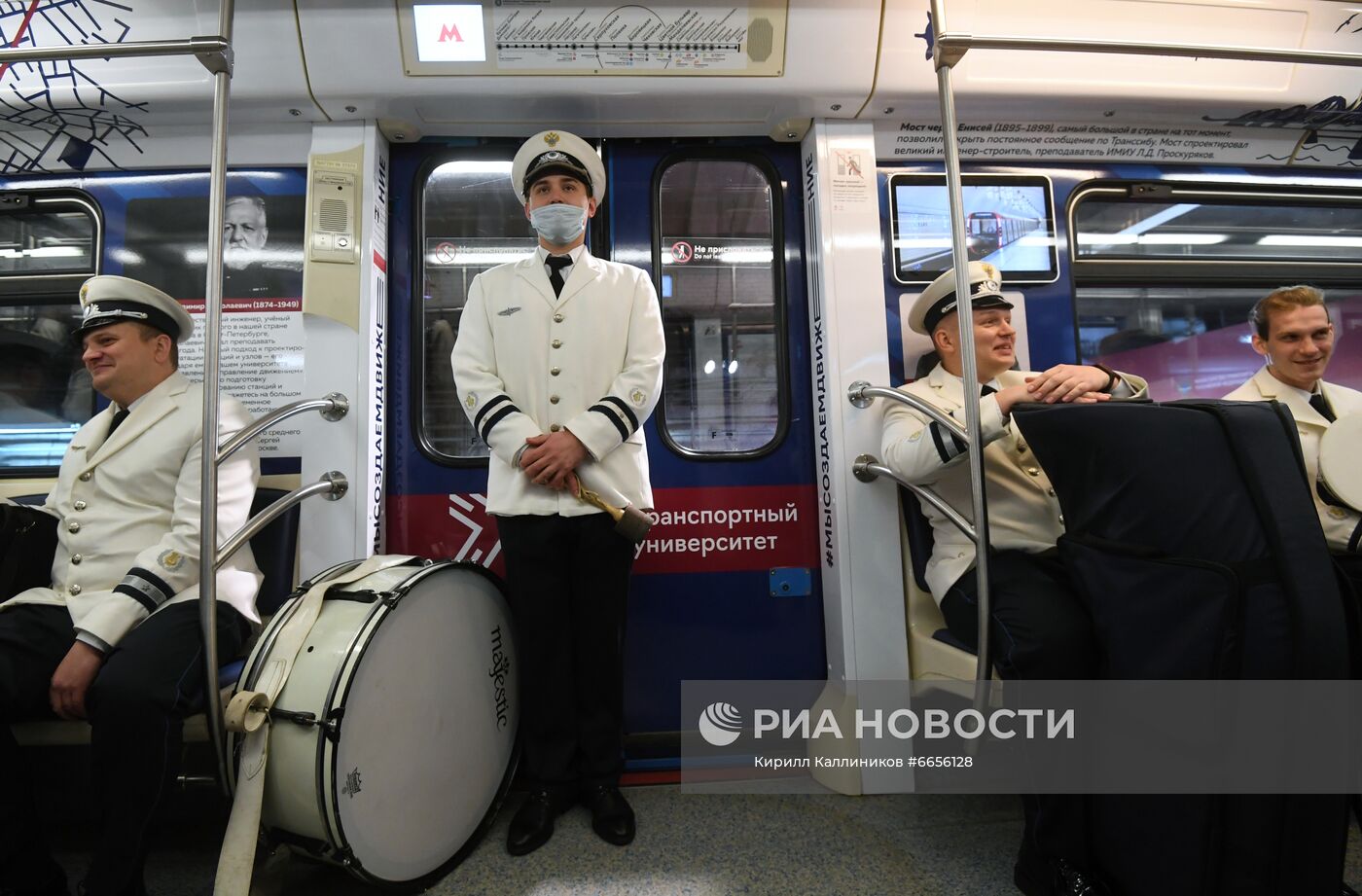 Запуск тематического поезда, посвященного 125-летию Российского университета транспорта