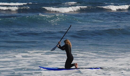 Сапсерфинг в Уссурийском заливе