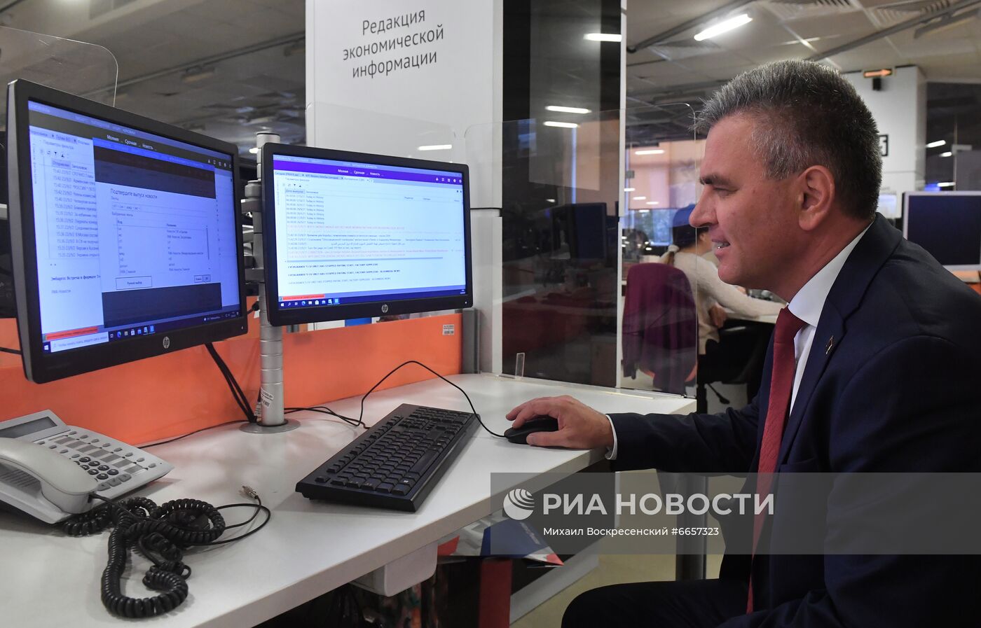 Глава Приднестровья посетил МИА "Россия сегодня"