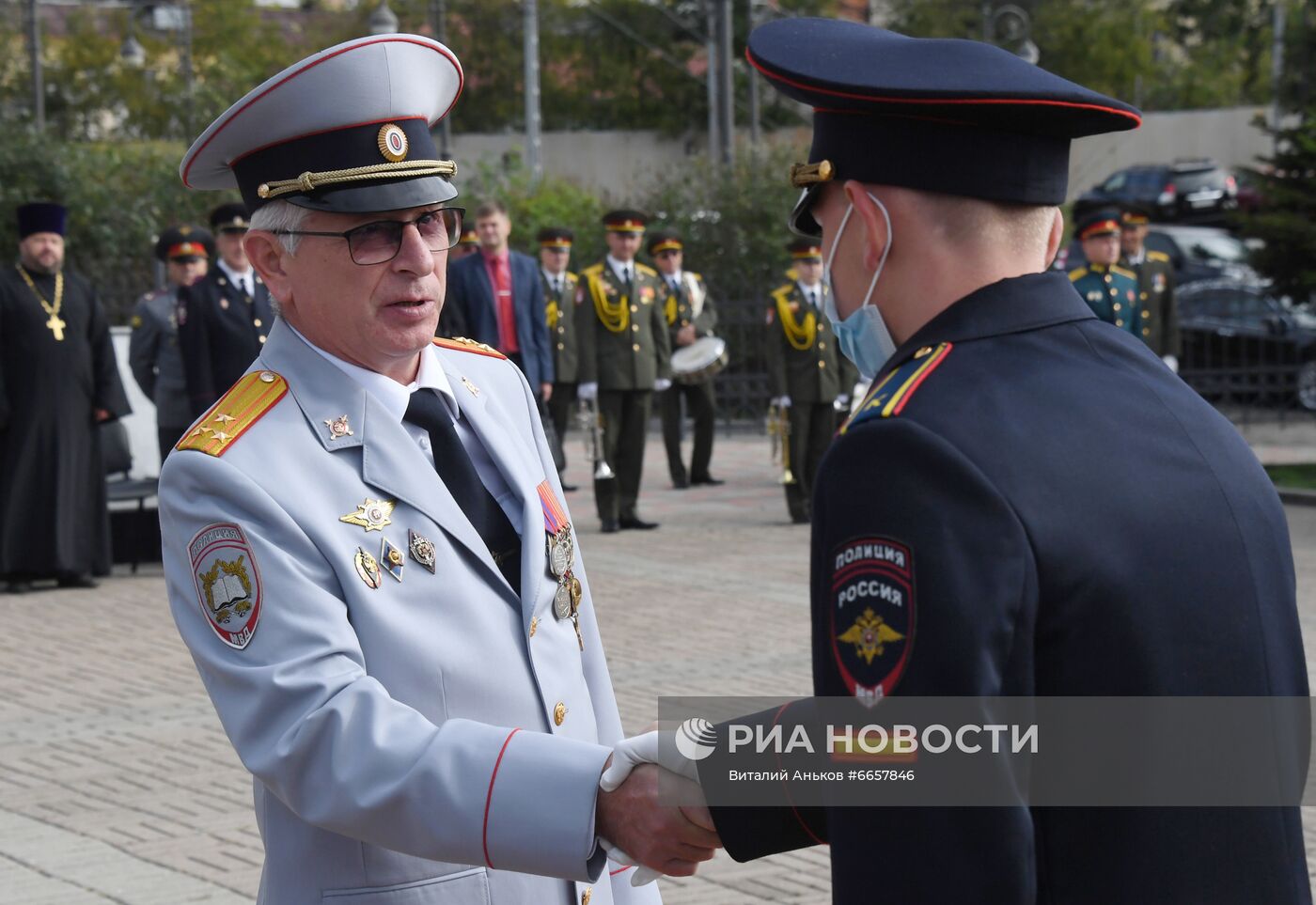 Церемония приведения к присяге курсантов ДВЮИ МВД РФ