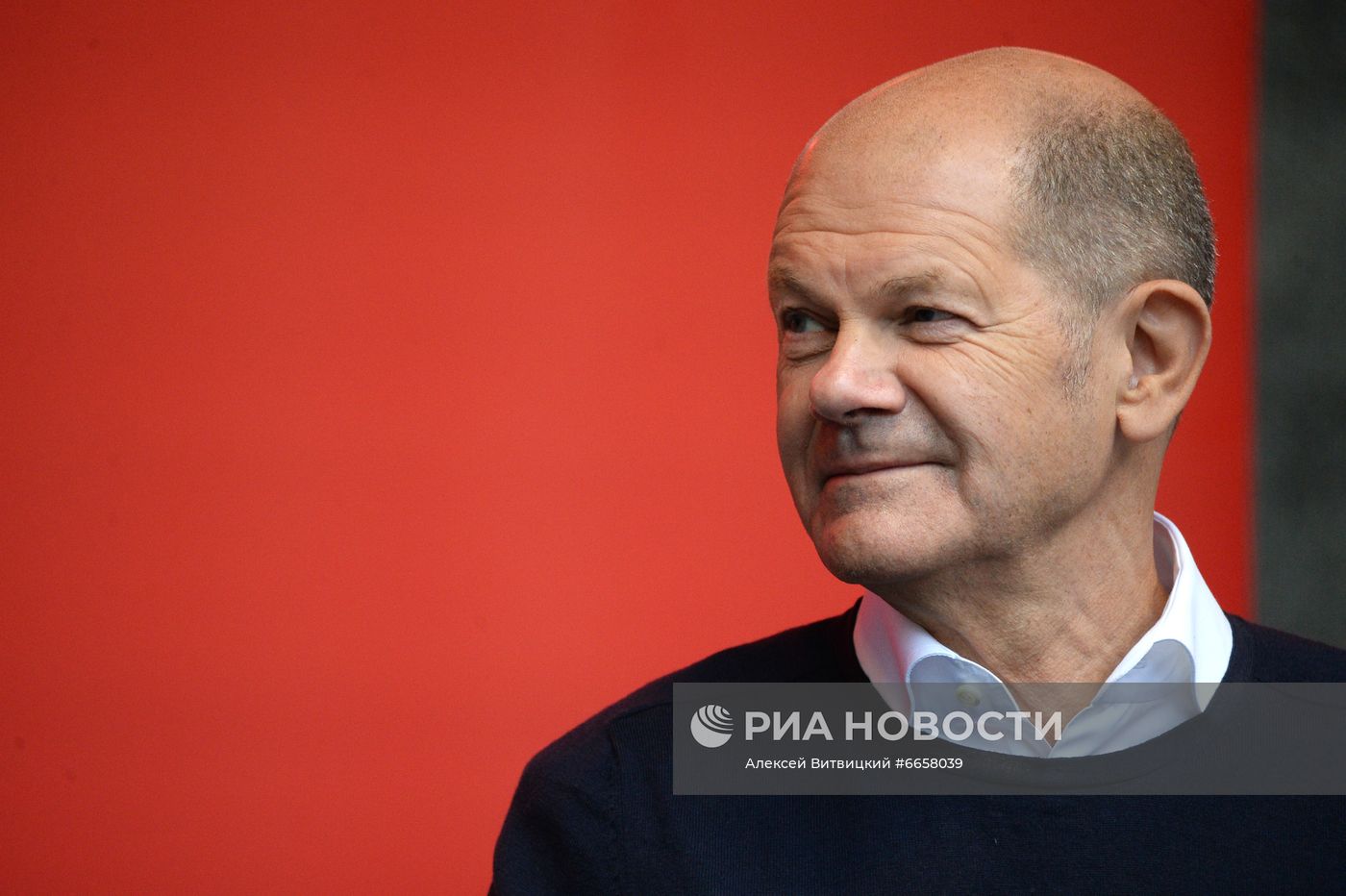 Предвыборные митинги кандидата в канцлеры ФРГ от партии SPD О. Шольца