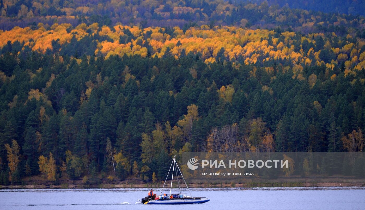 Осень на Енисее