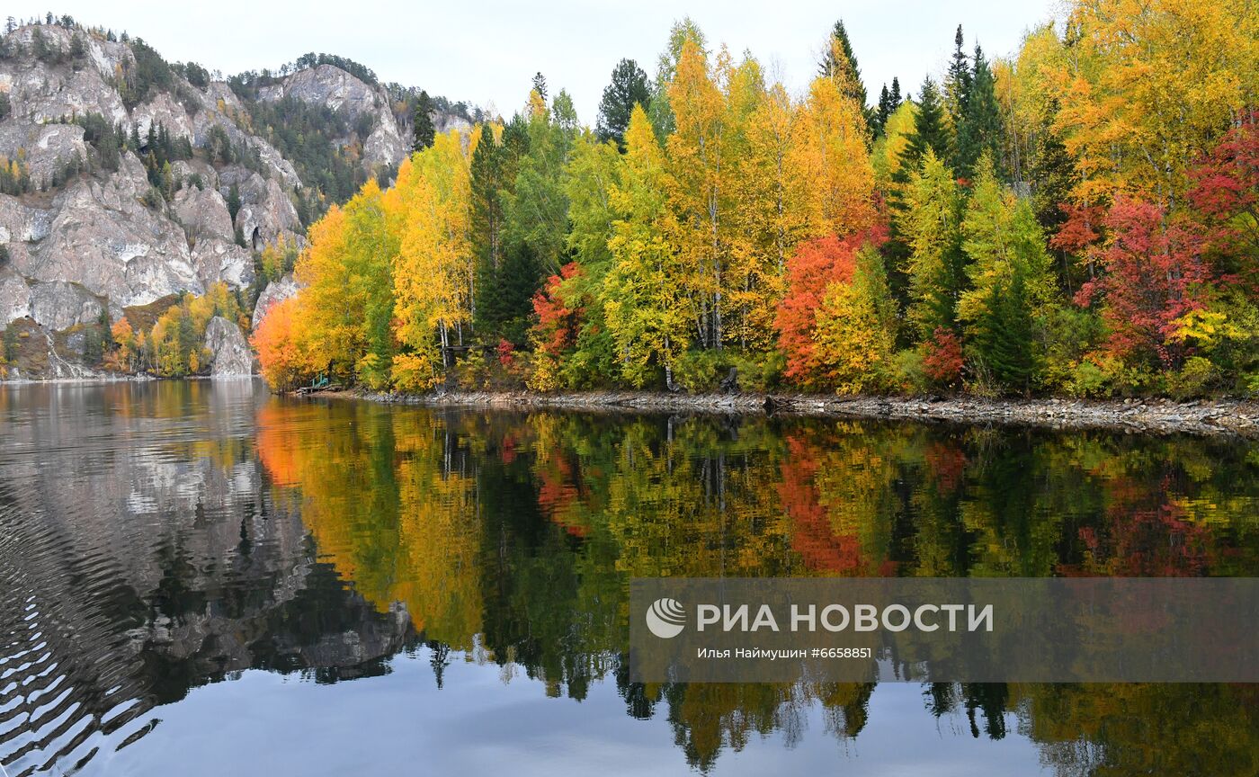 Осень на Енисее