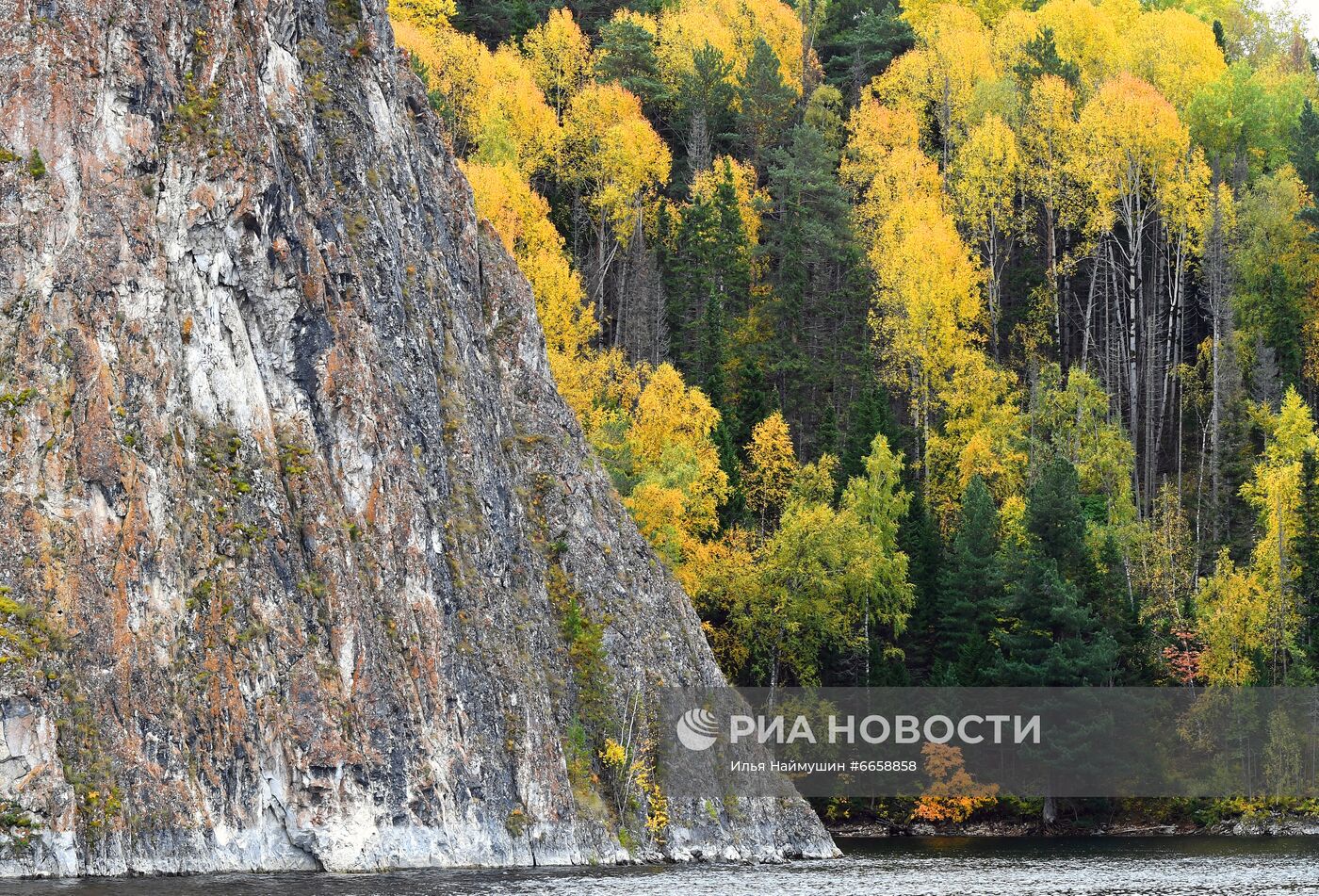 Осень на Енисее