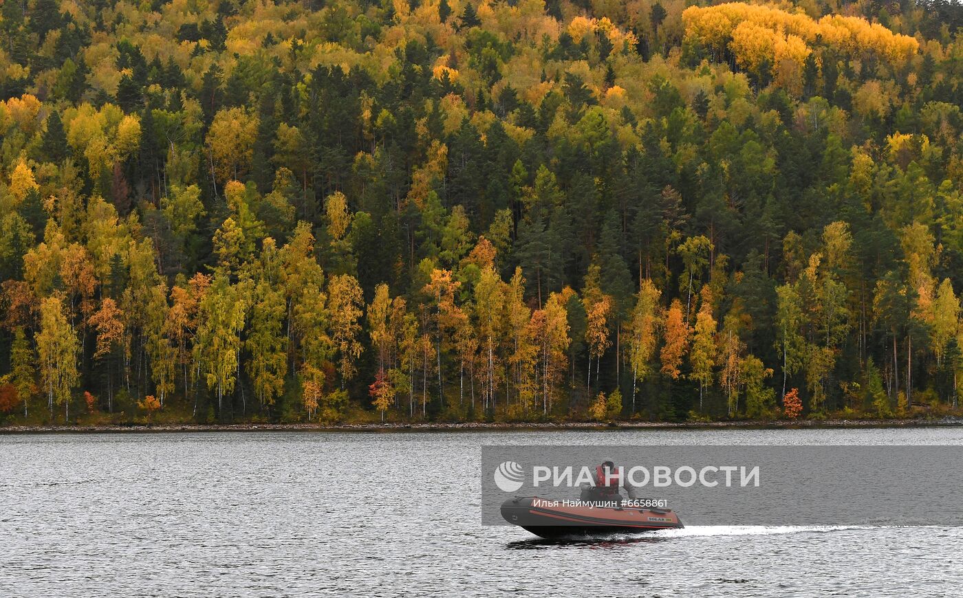 Осень на Енисее