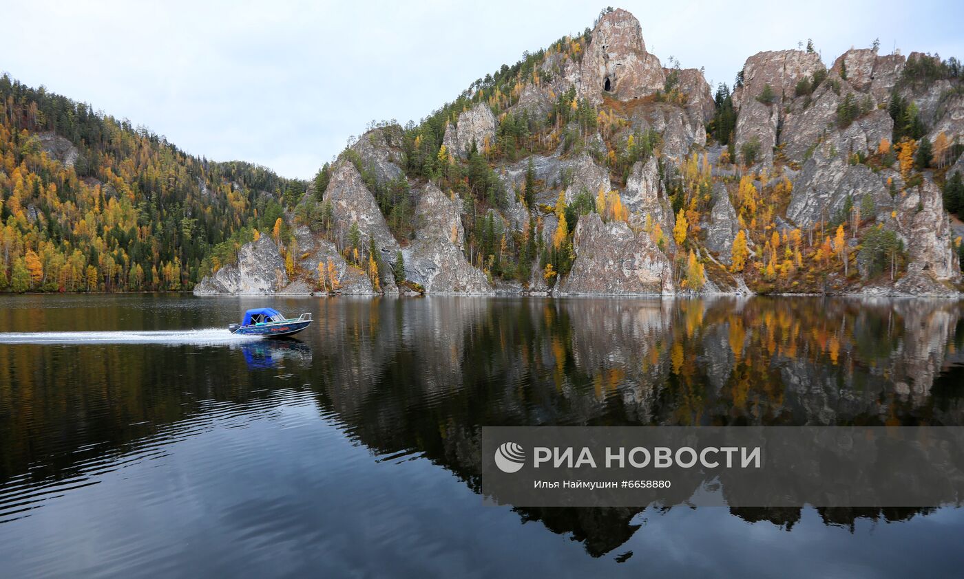 Осень на Енисее