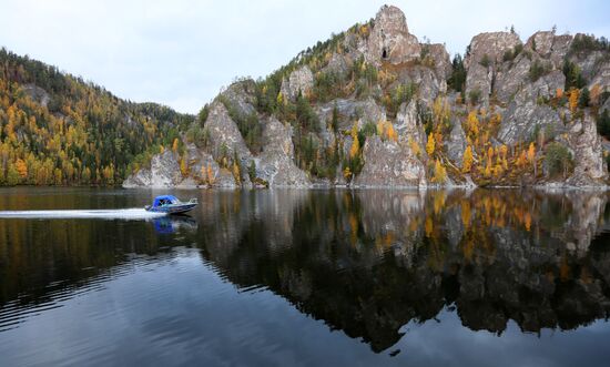 Осень на Енисее