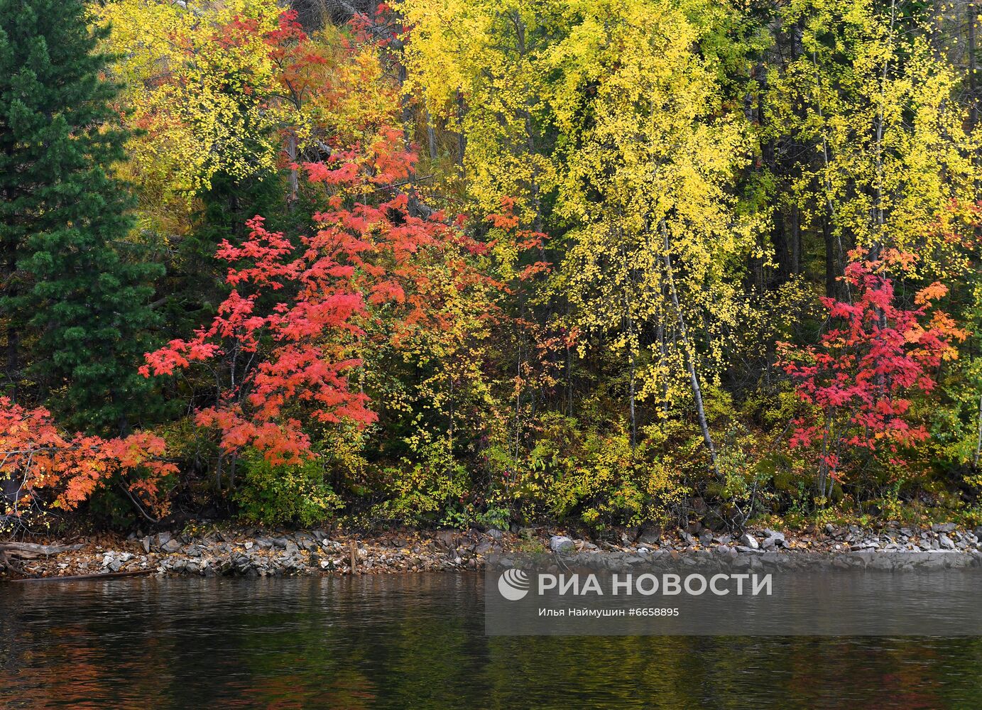 Осень на Енисее