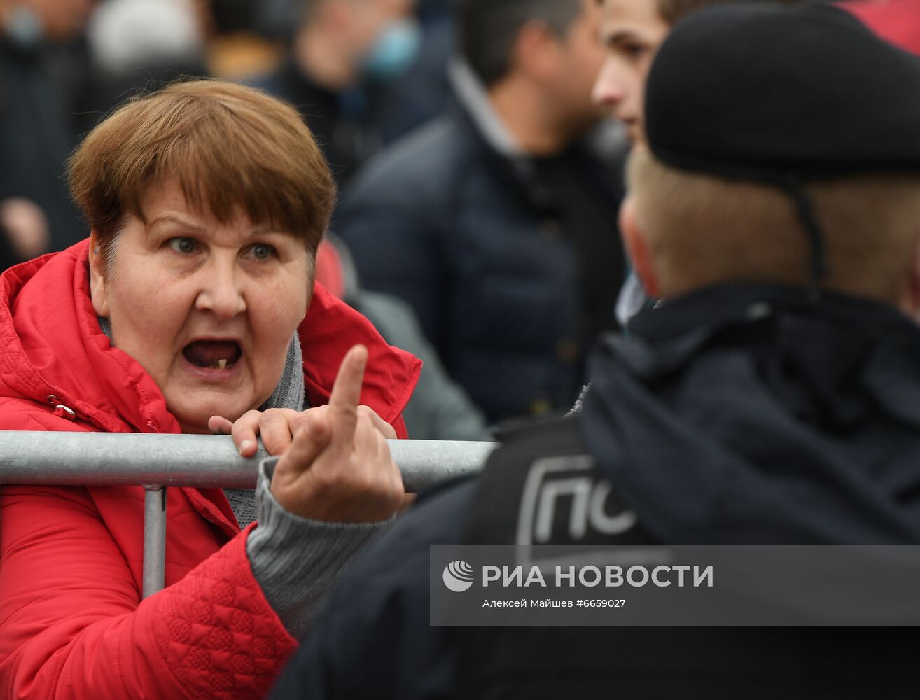 Несанкционированная акция за пересмотр итогов выборов в Госдуму