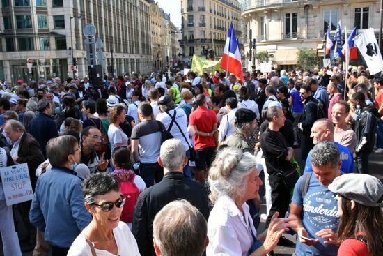 Протесты в Париже