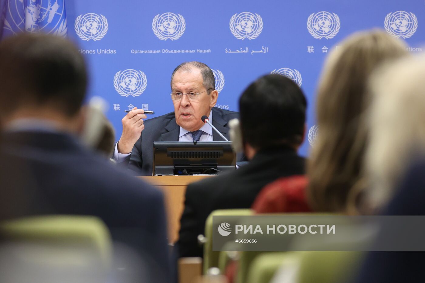 Итоговая пресс-конференция С. Лаврова в Нью-Йорке