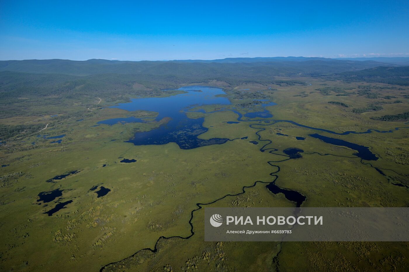 Отдых президента РФ В. Путина в Сибири