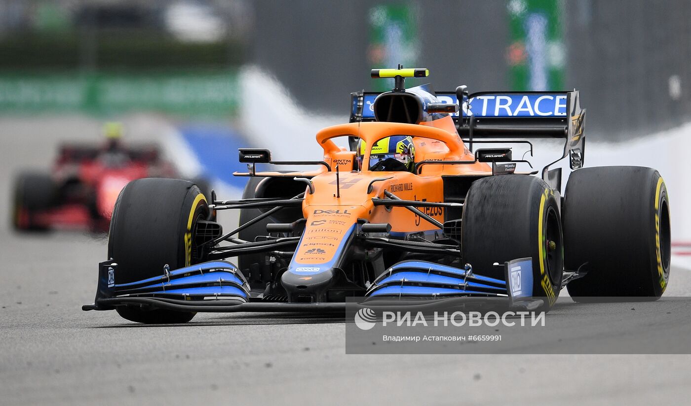 Автоспорт. Формула 1. Гран-при России. Гонка