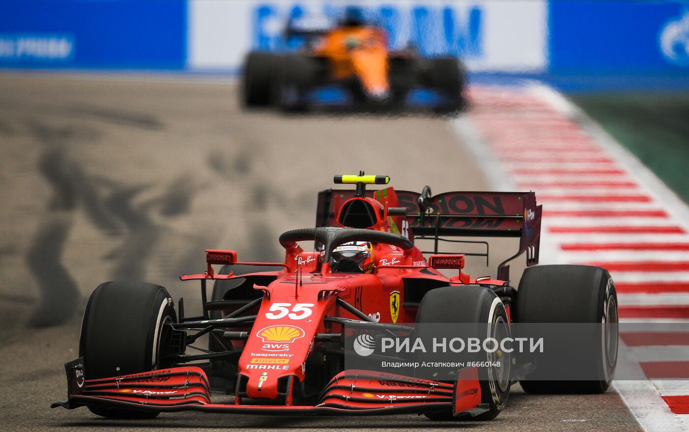 Автоспорт. Формула 1. Гран-при России. Гонка