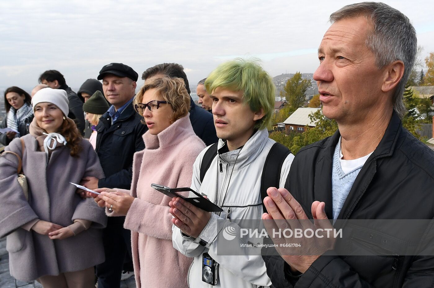 Открытие статуи Будды в Красноярском буддийском центре