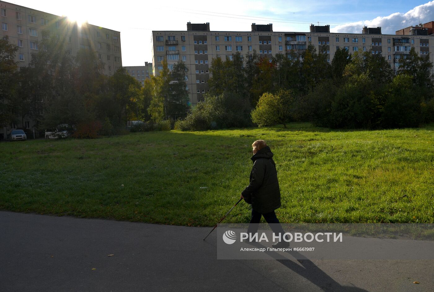 Незрячая студентка инклюзивной театральной школы Галина Мельник