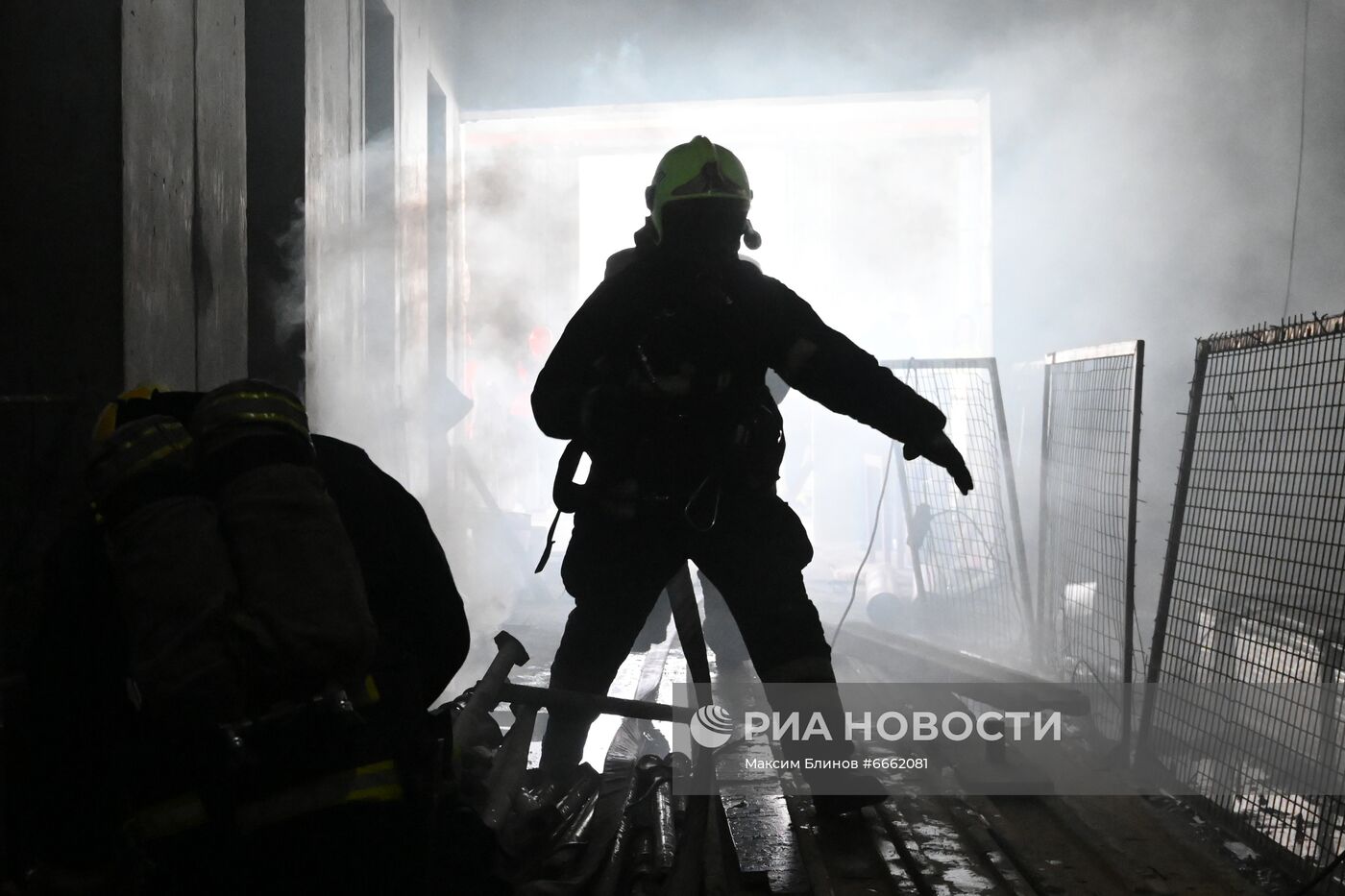 Пожарно-тактические учения в комплексе "Москва-Сити"
