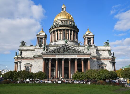 Исаакиевский собор в Санкт-Петербурге, где пройдет венчание потомка династии Романовых