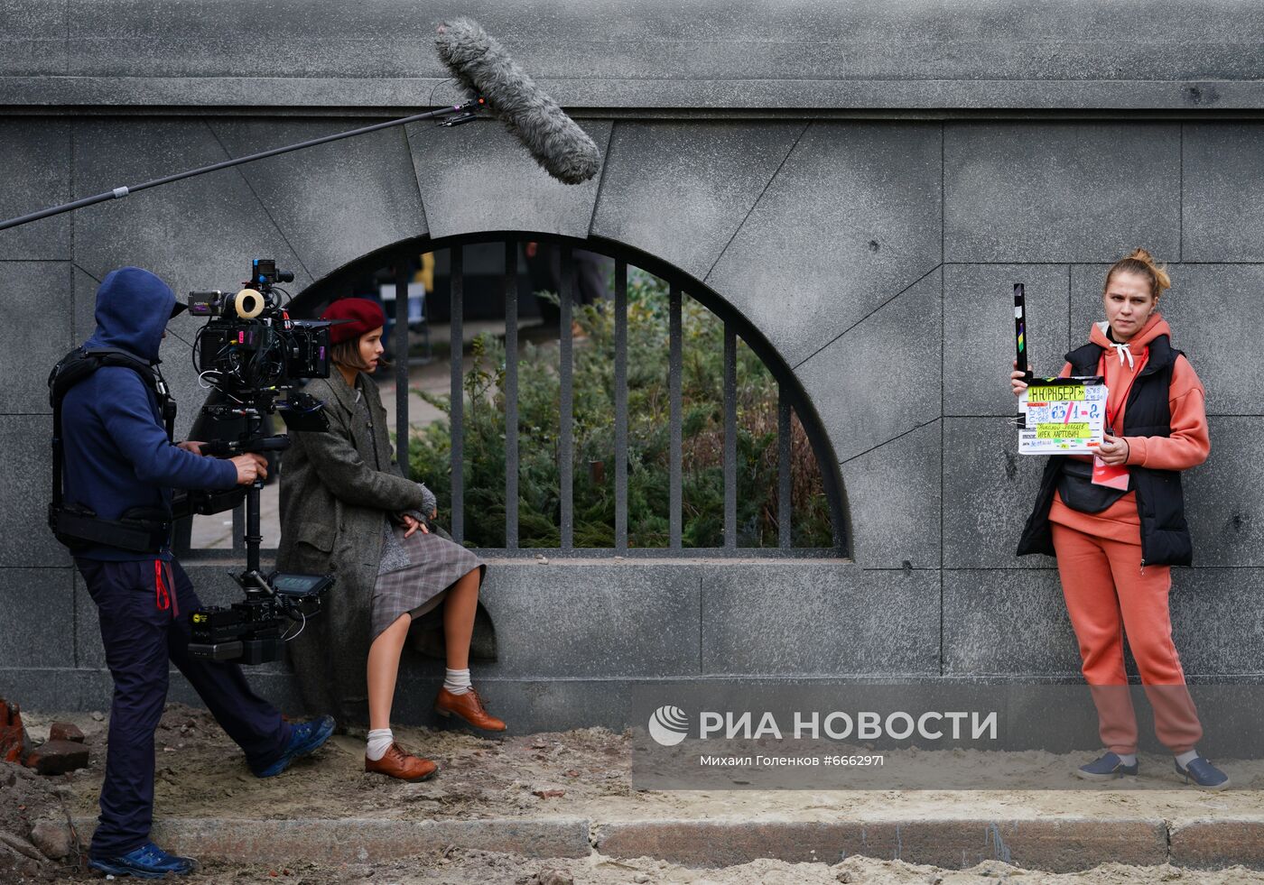 Съемки фильма "Нюрнберг" в Калининграде