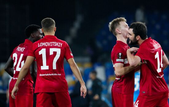 Футбол. Лига Европы. Матч "Наполи" - "Спартак"