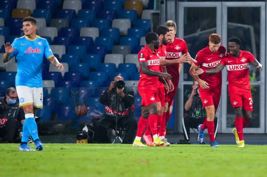 Футбол. Лига Европы. Матч "Наполи" - "Спартак"