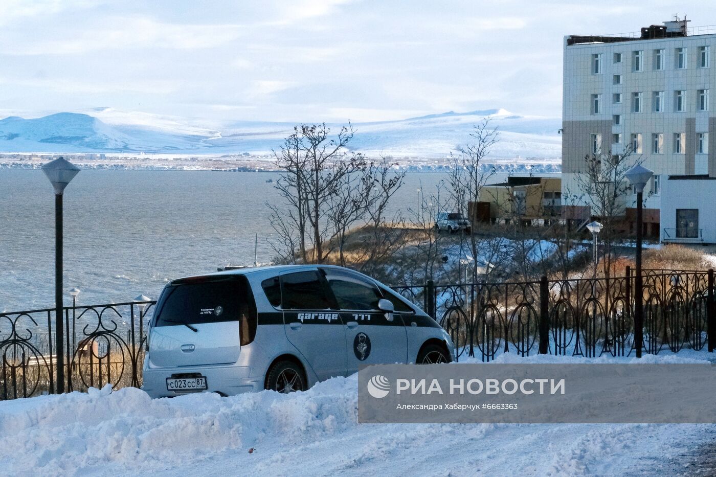 Первый снег в Анадыре