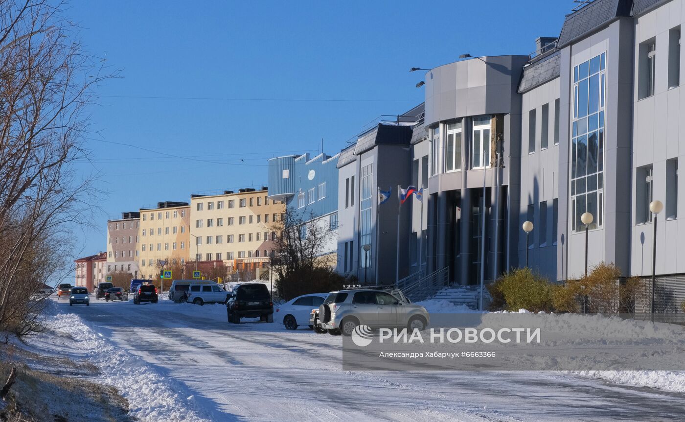 Первый снег в Анадыре