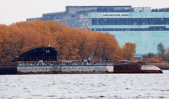Прибытие подводной лодки К-3 "Ленинский комсомол" в Кронштадт
