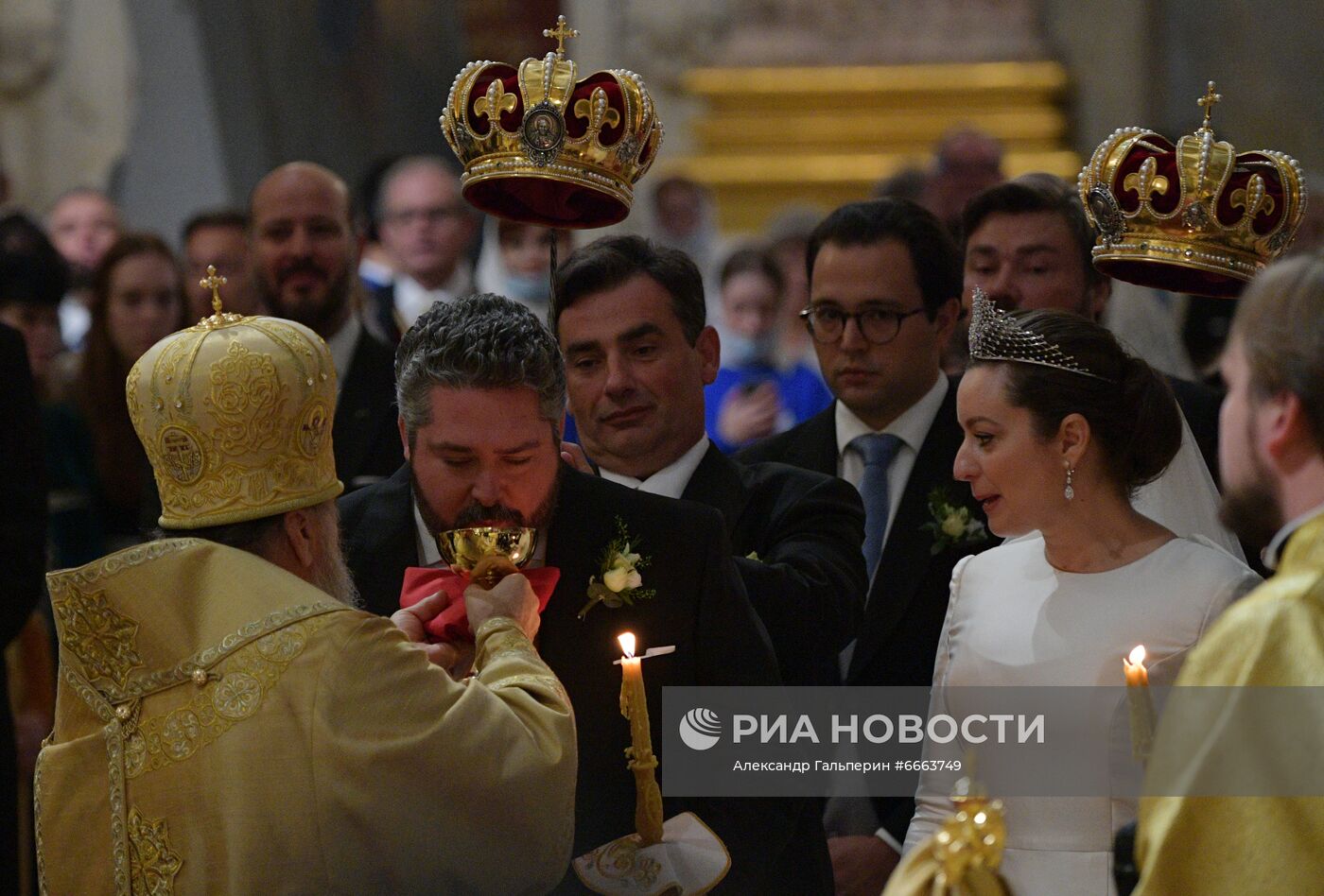 Венчание наследника династии Романовых в Санкт-Петербурге