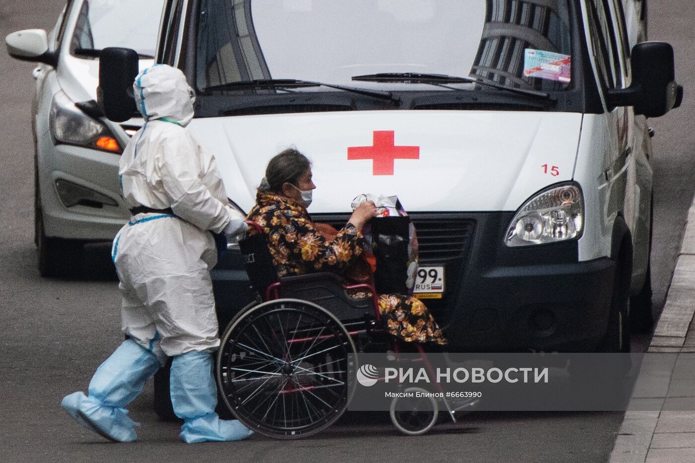Карантинный центр в Коммунарке во время пандемии коронавируса COVID-19