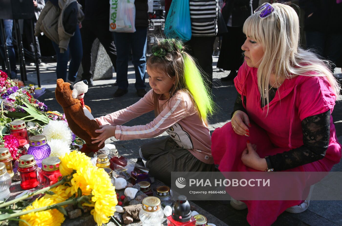 Мероприятия в Киеве в память о жертвах массовых расстрелов в Бабьем Яре в 1941 году