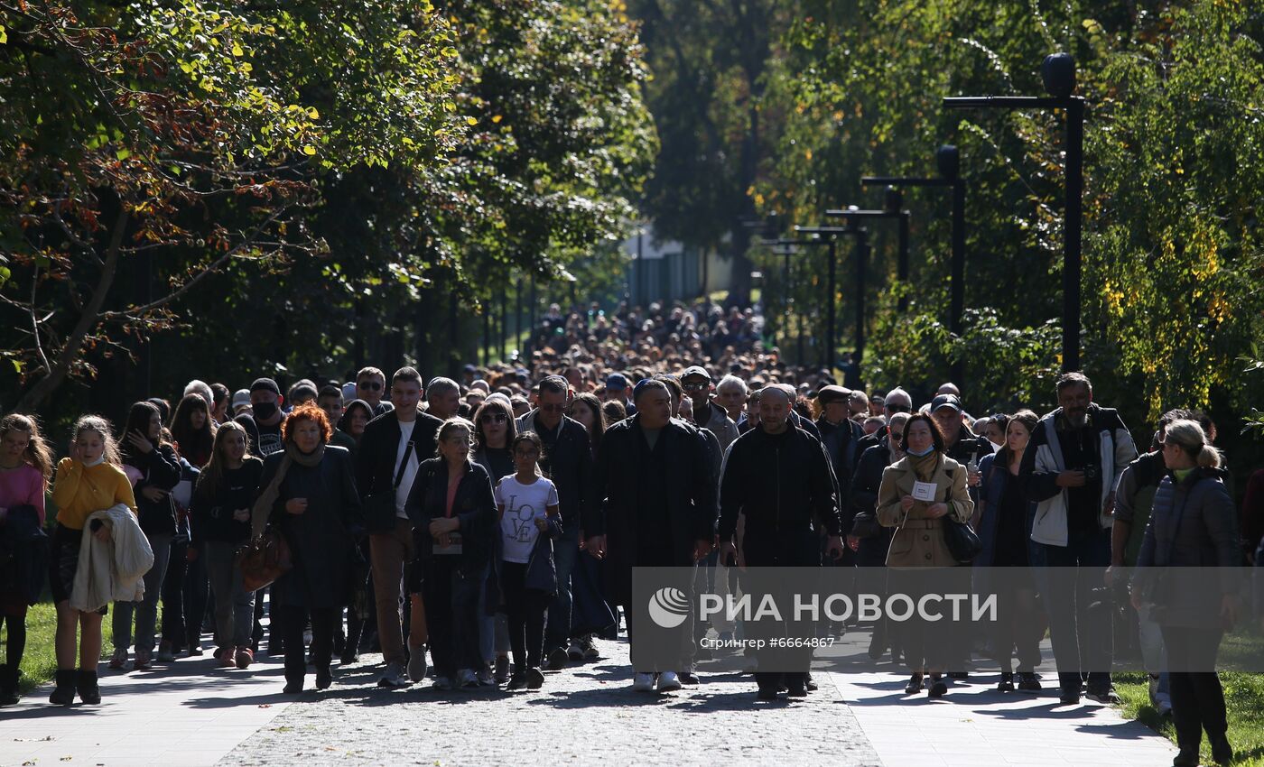 Мероприятия в Киеве в память о жертвах массовых расстрелов в Бабьем Яре в 1941 году