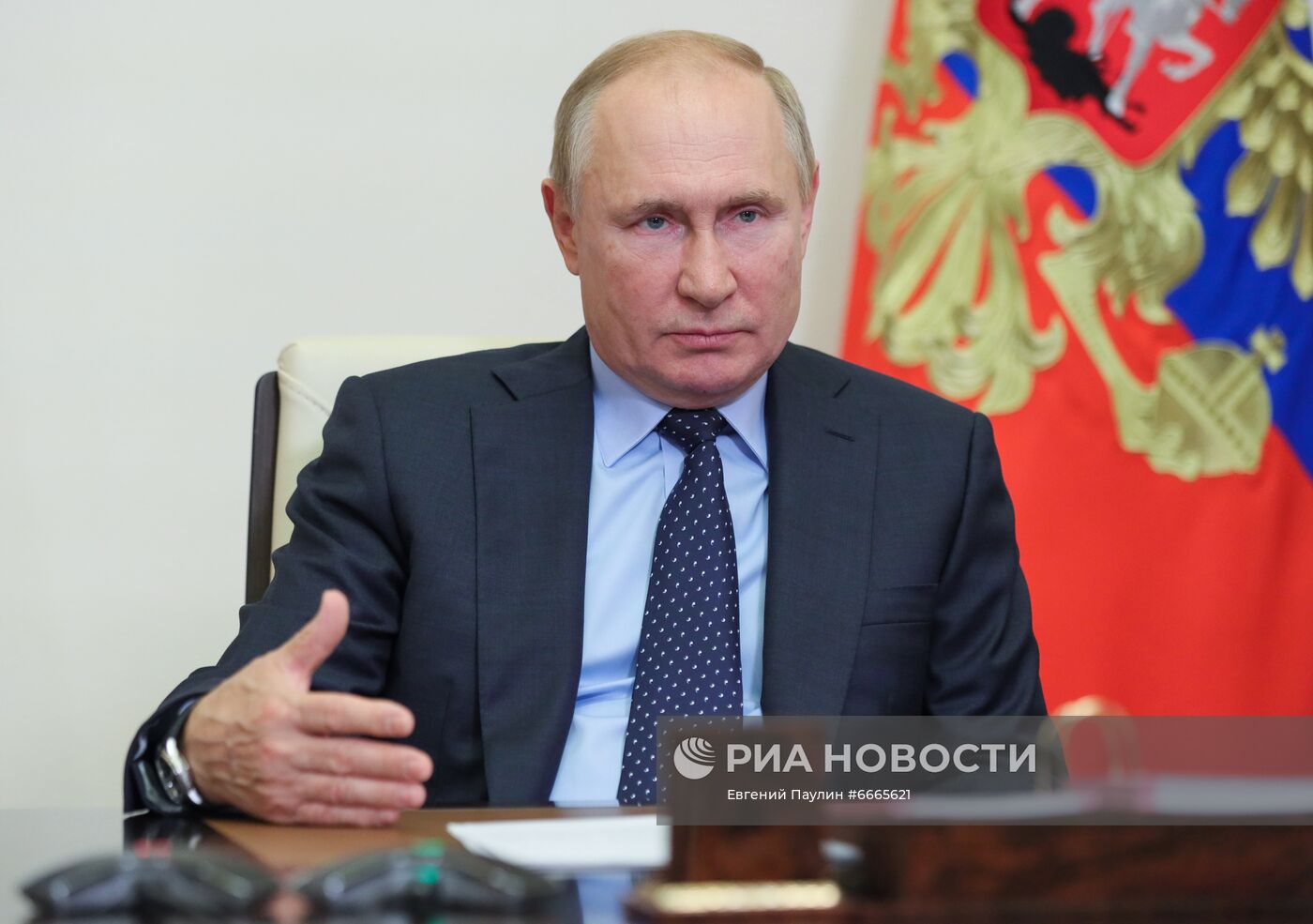 Президент РФ В. Путин встретился с врио губернатора Владимирской области А. Авдеевым