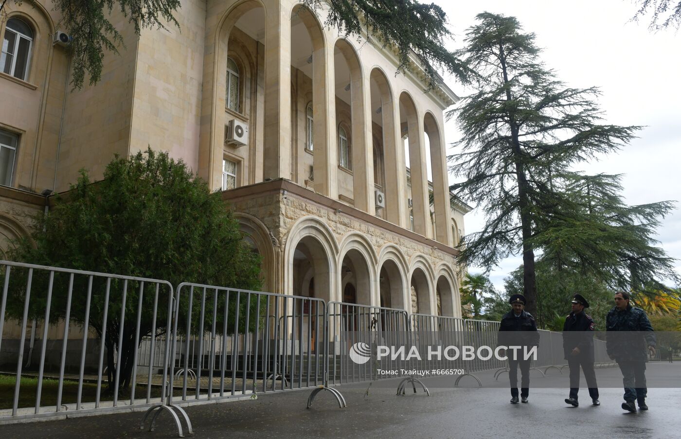 Акция с требованием отставки главы МВД в Абхазии