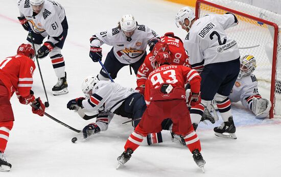 Хоккей. КХЛ. Матч "Спартак" – "Металлург"