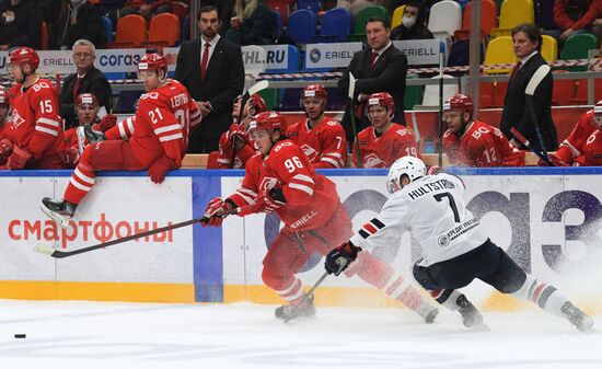 Хоккей. КХЛ. Матч "Спартак" – "Металлург"