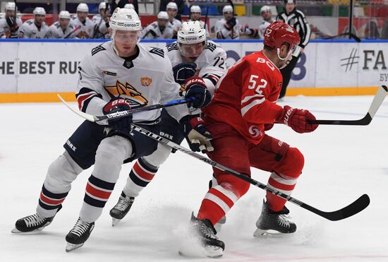 Хоккей. КХЛ. Матч "Спартак" – "Металлург"