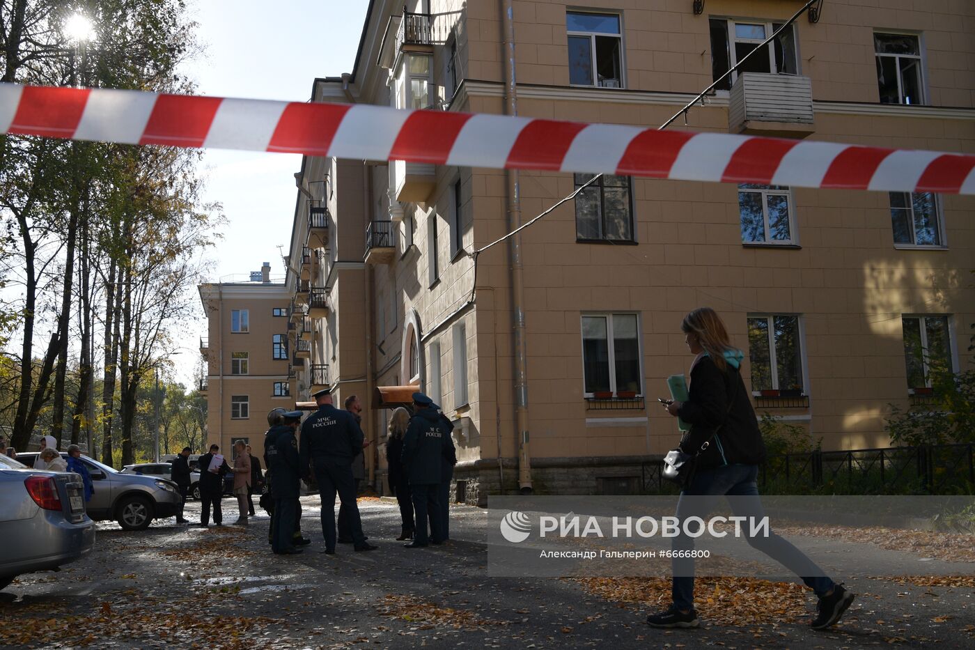 Взрыв газа в жилом доме в Санкт-Петербурге