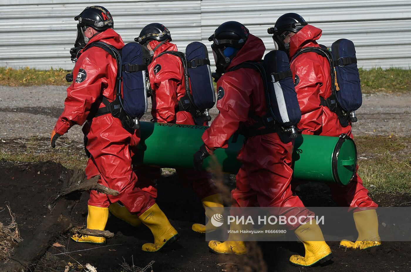 Учения МЧС и РСЧС на железнодорожном перегоне "Енисей – Красноярск"