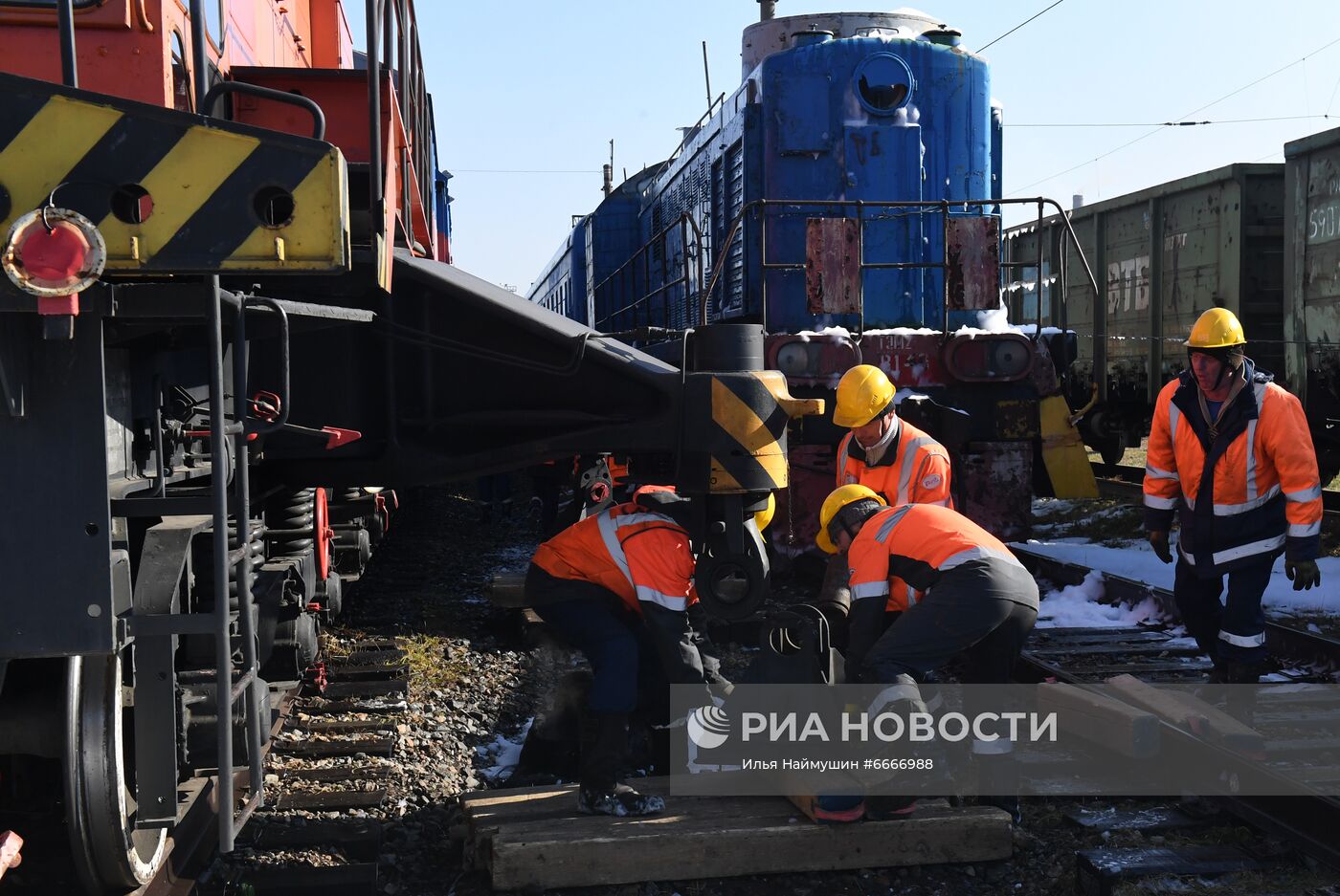 Учения МЧС и РСЧС на железнодорожном перегоне "Енисей – Красноярск"