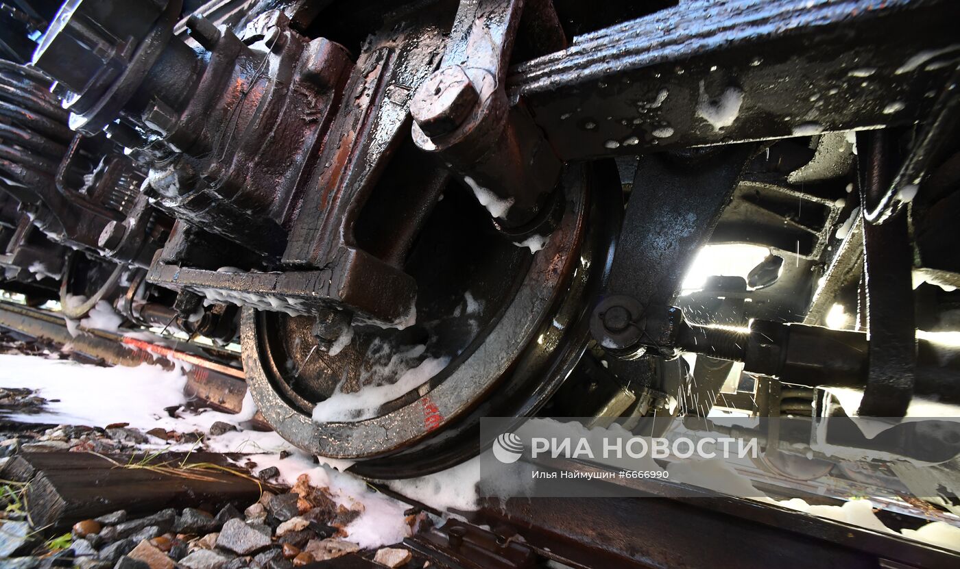 Учения МЧС и РСЧС на железнодорожном перегоне "Енисей – Красноярск"