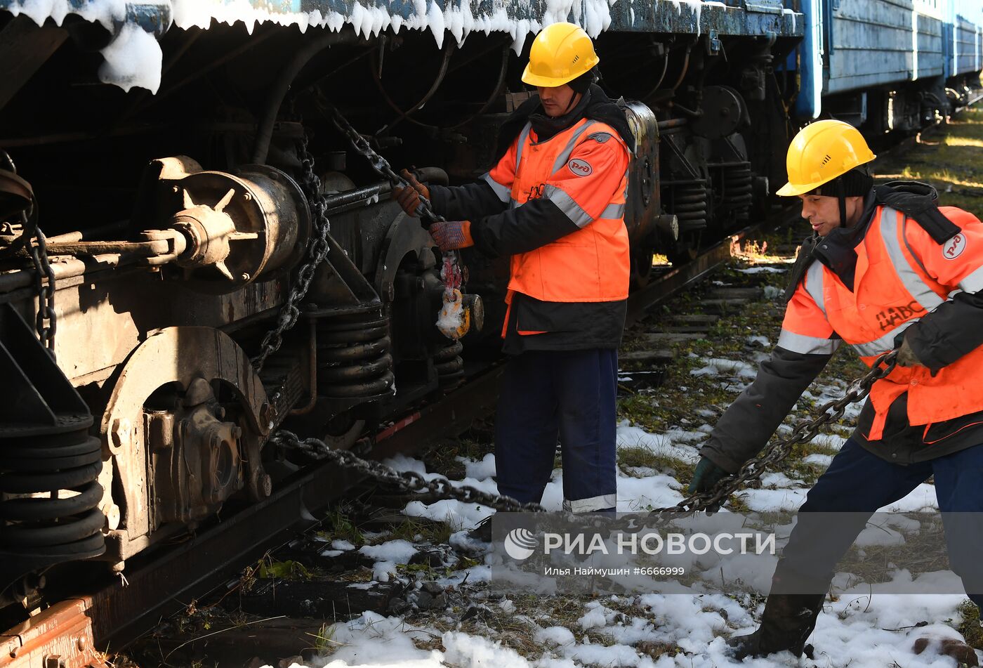 Учения МЧС и РСЧС на железнодорожном перегоне "Енисей – Красноярск"