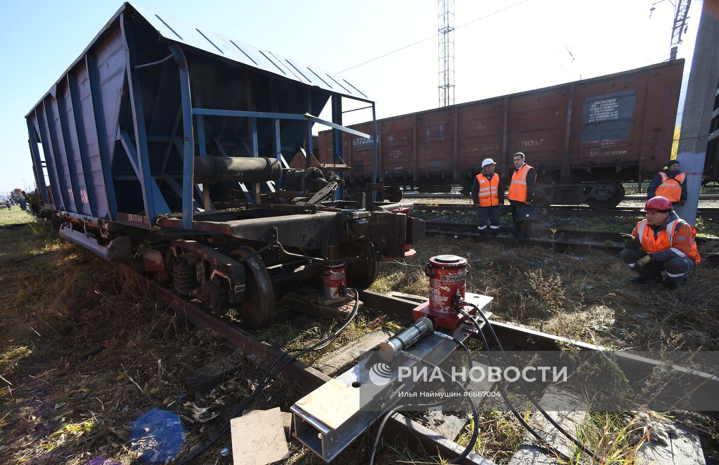 Учения МЧС и РСЧС на железнодорожном перегоне "Енисей – Красноярск"