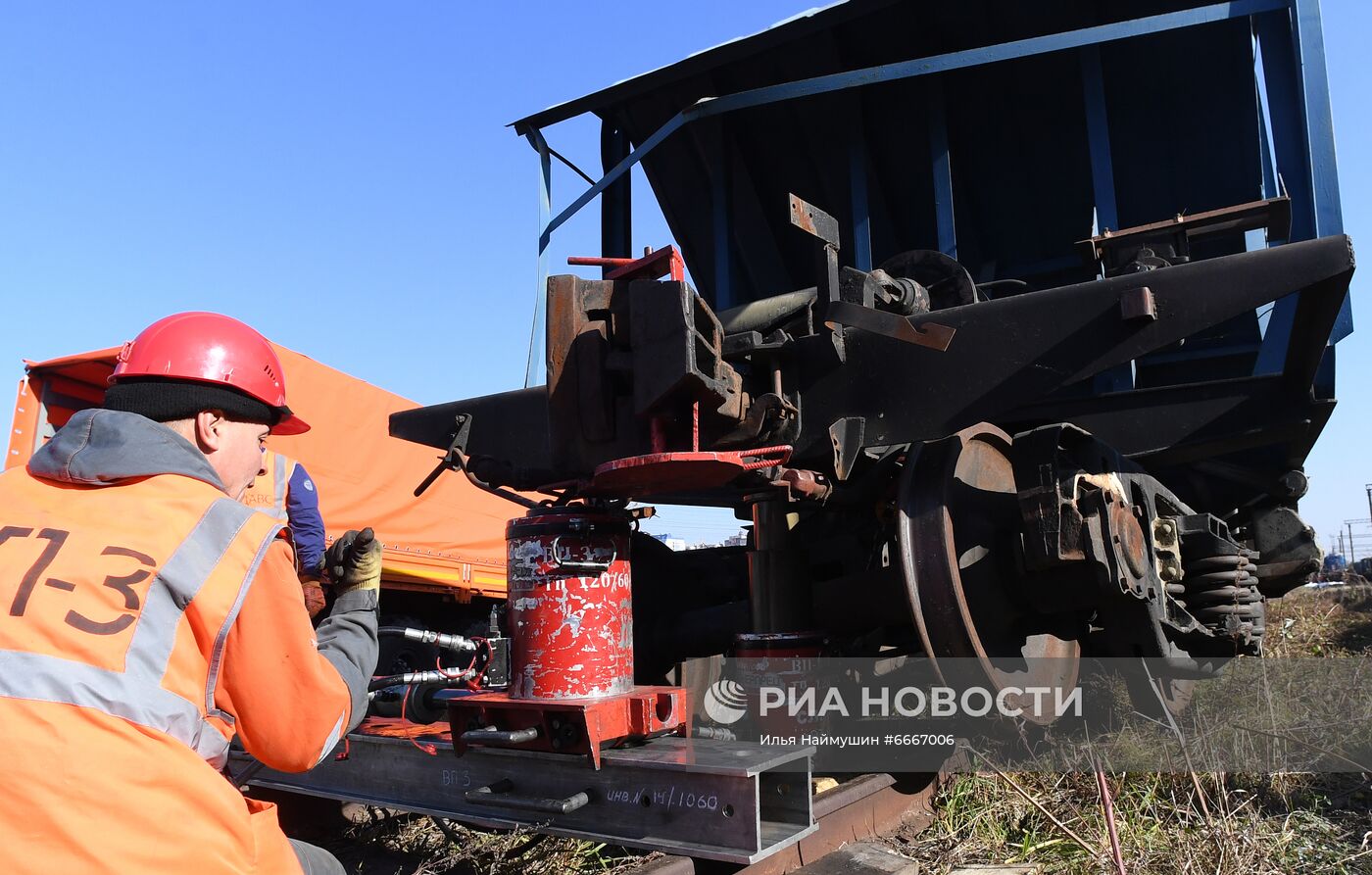 Учения МЧС и РСЧС на железнодорожном перегоне "Енисей – Красноярск"