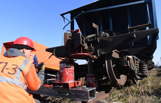Учения МЧС и РСЧС на железнодорожном перегоне "Енисей – Красноярск"