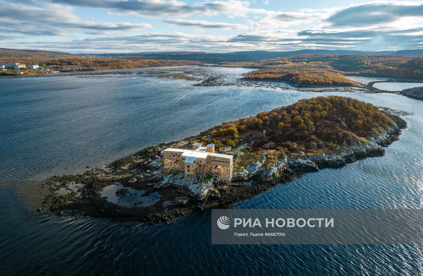 Реконструкция гидросамолета БЕ-6 в музее авиации на острове Большой Грязный