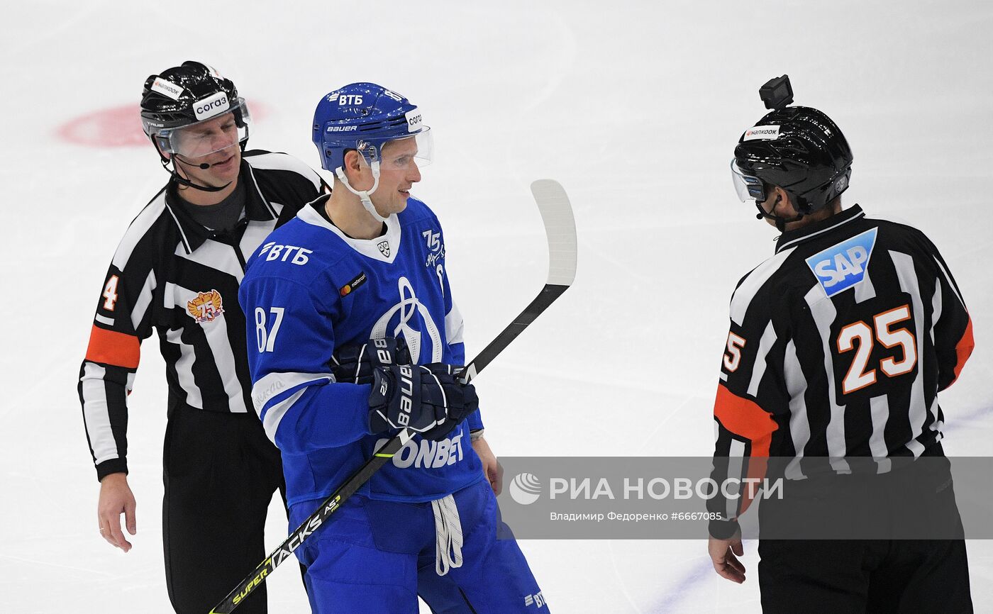 Хоккей. КХЛ. Матч "Динамо" - ЦСКА